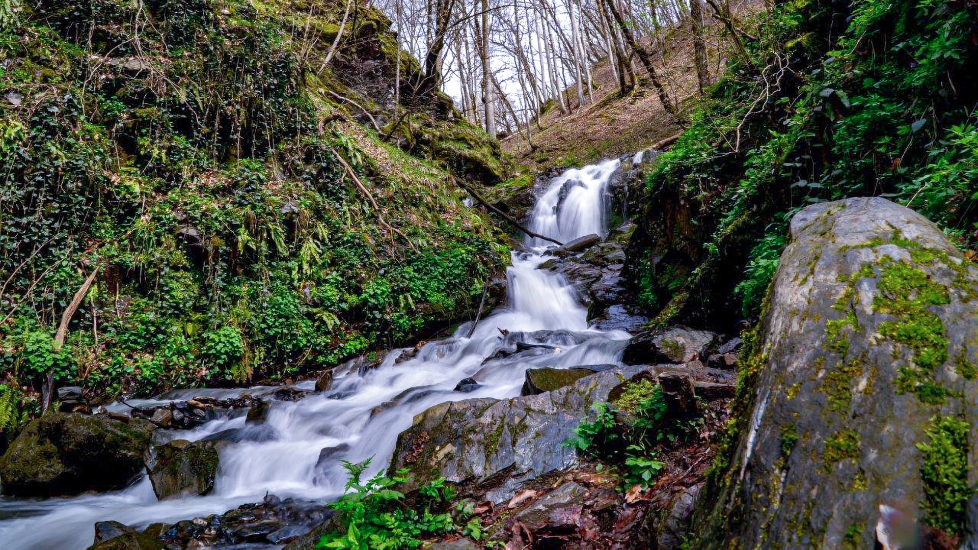 Водопад на горе Псехако