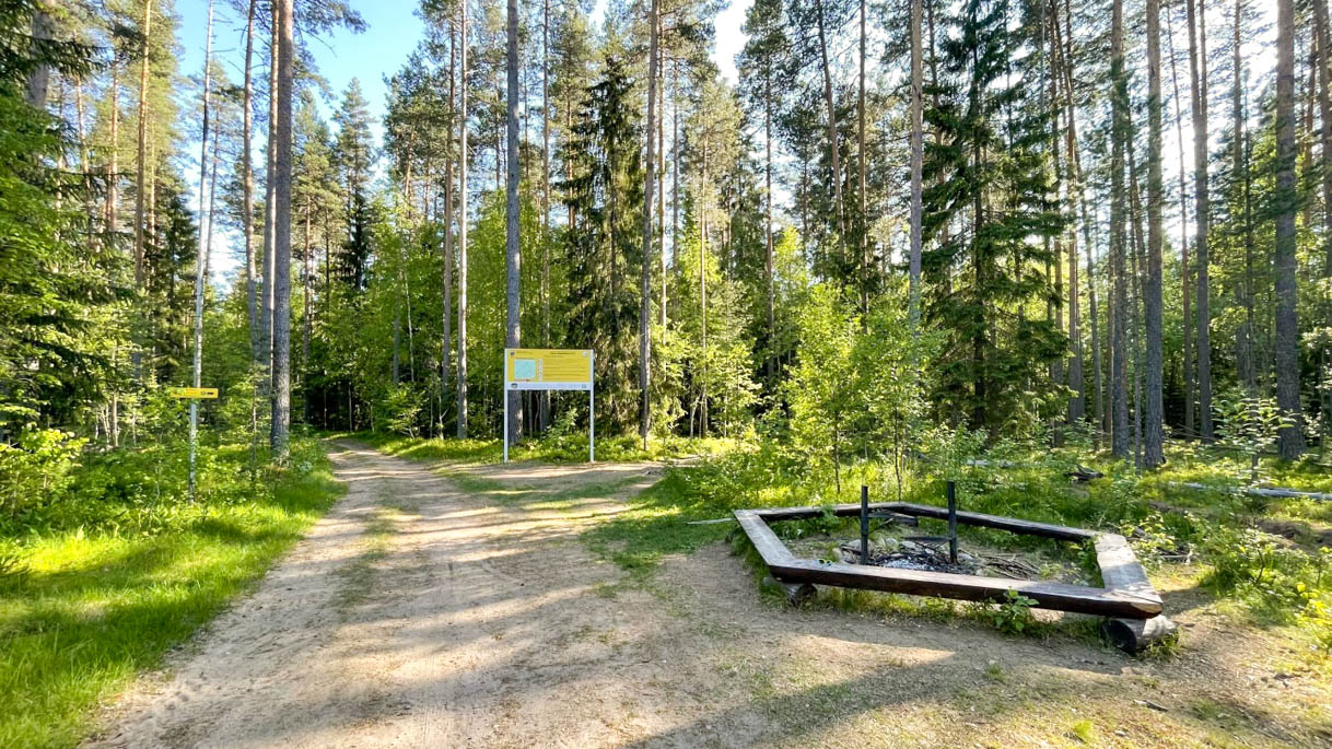 Экотропа на гряде Вярямянселькя